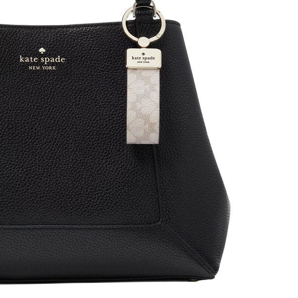 Kate Spade Signature Spade Flower Keyfob in Dark Beige Multi KH627