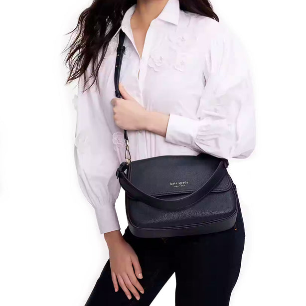Kate Spade Hudson Medium Convertible Shoulder Bag in Blazer Blue k6577