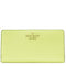 Kate Spade Madison Large Slim Wallet in Lime Slushy KI366