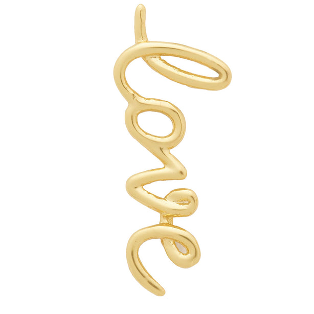 Kate Spade Say Yes Love Earrings in Gold KI173