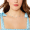 Kate Spade Spot The Spade Metal Scatter Necklace in Silver KH268