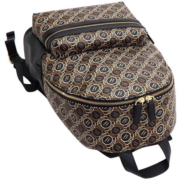 Marc Jacobs Signet Canvas Backpack Bag in Black Multi H302M12FA22