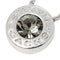 Coach Open Circle Stone Necklace in Silver F54514