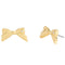 Coach Mini Bow Stud Earrings in Gold CAD67