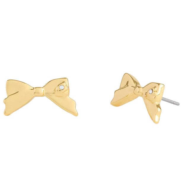 Coach Mini Bow Stud Earrings in Gold CAD67