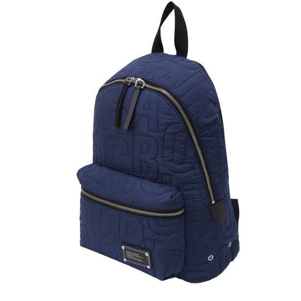 Marc Jacobs Nylon Jumbled Logo Workwear Backpack Bag in Azure Blue 4S4HBP001H02