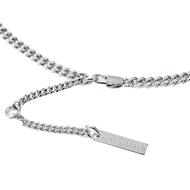 Marc Jacobs Monogram Chain Necklace in Silver J305M03FA22