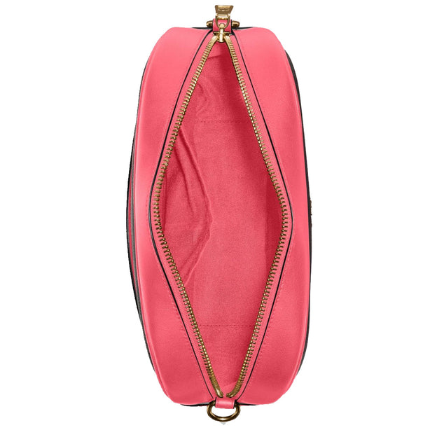Coach Jamie Camera Bag In Signature Canvas in Brown/ Watermelon CA547