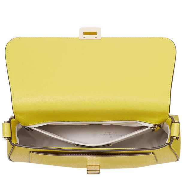 Kate Spade Pheobe Small Flap Crossbody Bag In Lime Slice KF554