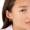 Kate Spade Cut To The Chase Spade Huggies Earrings in Gold KJ999