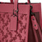 Coach Field Tote Bag 22 With Horse And Carriage in Rouge CD750