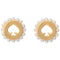Kate Spade Spot The Spade Pearl Halo Studs Earrings in Cream/ Gold KL113