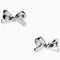 Kate Spade Skinny Mini Bow Studs Earrings in Silver o0ru2907