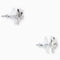 Kate Spade Skinny Mini Bow Studs Earrings in Silver o0ru2907