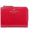 Kate Spade Madison Small L Zip Wallet in Ruby Red KH615