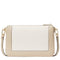 Kate Spade Lena Colorblock Double Compartment Crossbody Bag  in Light Sand Multi KH444