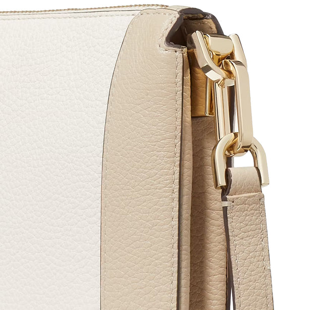 Kate Spade Lena Colorblock Double Compartment Crossbody Bag  in Light Sand Multi KH444