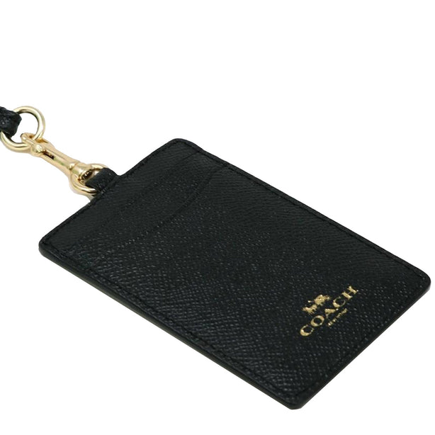 Coach Id Lanyard In Black 57311