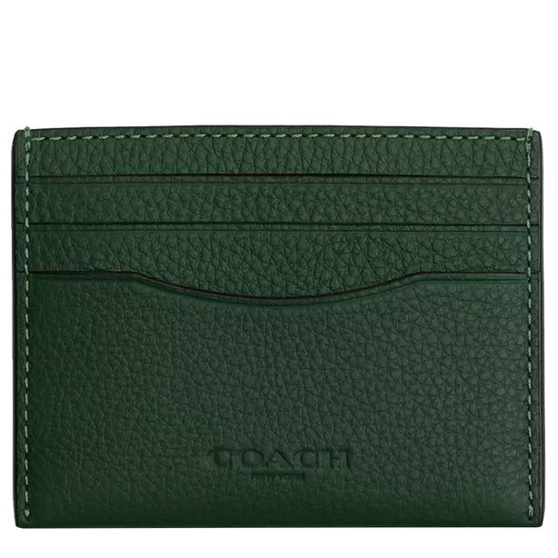 Coach Slim Id Card Case in Hunter Green CP209
