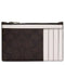 Coach Zip Card Case In Signature Canvas in Walnut/ Chalk CV764