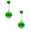 Kate Spade Have A Ball Linear Earrings in KS Green K9591