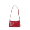 Lock Calfskin Shoulder Bag - Red