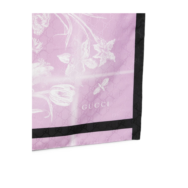 Pink Silk Scarf