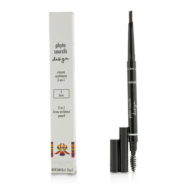 Phyto Sourcils Design 3 In 1 Brow Architect Pencil - # 3 - 2x0.2g/0.007oz