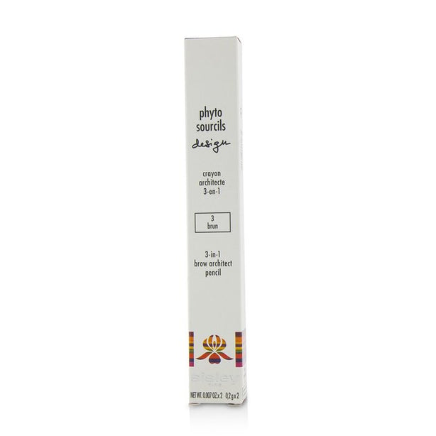 Phyto Sourcils Design 3 In 1 Brow Architect Pencil - # 3 - 2x0.2g/0.007oz