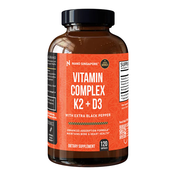 [1-for-1 Deals] Vitamin Complex K2 + D3 120ct (Only Until Supplies Last)