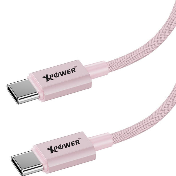 XPower CC60B 1.2m Aluminium Alloy 60W Type-C toType-C Sync & Charge Cable