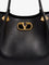 Valentino Garavani Large VLogo Signature leather tote bag - Nero