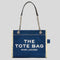 MARC JACOBS The Denim Chain Medium Tote Bag Dark Wash RB-2F4HTT018H05