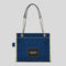 MARC JACOBS The Denim Chain Medium Tote Bag Dark Wash RB-2F4HTT018H05