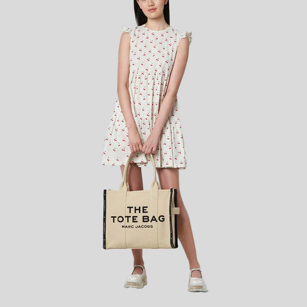 MARC JACOBS The Jacquard Large Tote Bag Warm Sand RB-M0017048