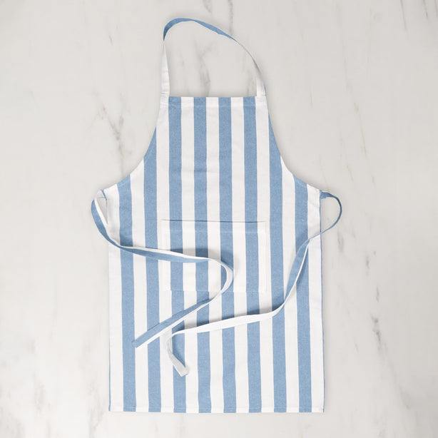 Apron Luxury Designer Chambray Stripe Heritage Collection by Robinsons