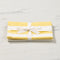 Kitchen Towel Twin Pack Luxury Designer Lemon Stripe Heritage Collection by Robinsons