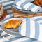 Napkin 6 Pack Luxury Designer Chambray Stripe Heritage Collection by Robinsons