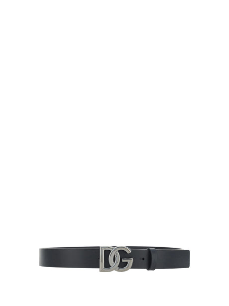 Dolce & Gabbana Tosca Belt - Black/Rut.Ultr.Black