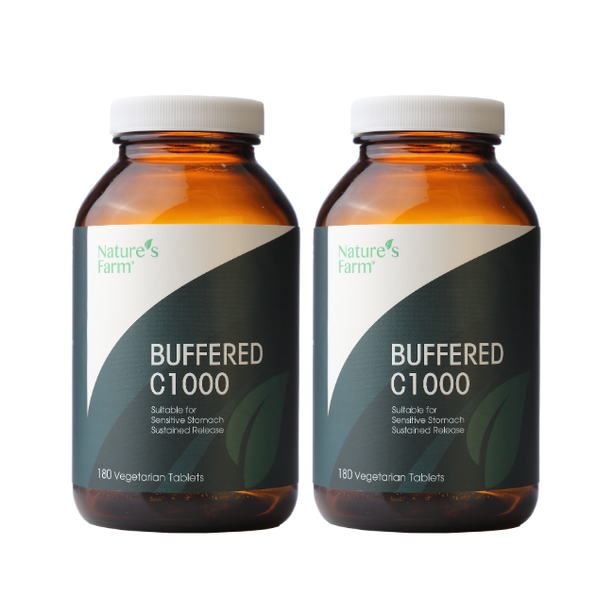 [Bundle of 2] Nature's Farm® Buffered C1000 Sustained Release 180s