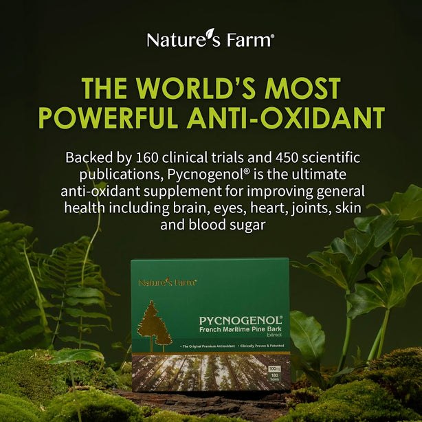 Nature's Farm® Pycnogenol® 100mg, 180s
