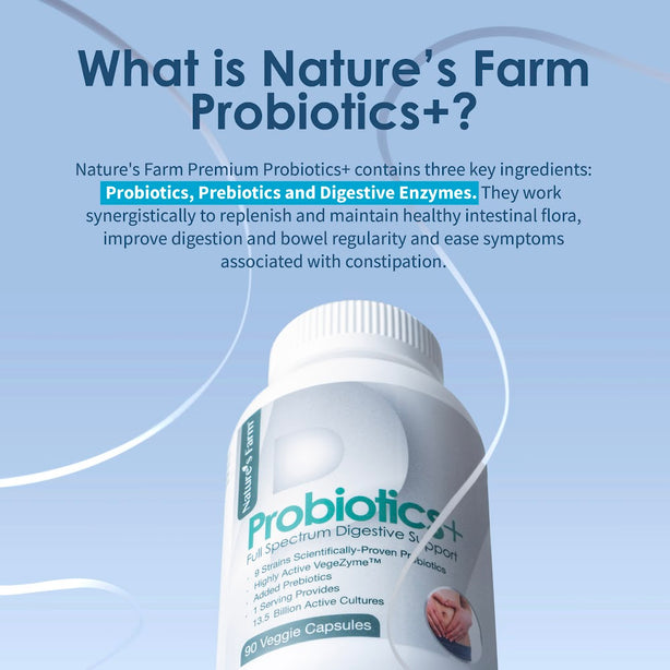 Nature's Farm® Probiotics+, 90s
