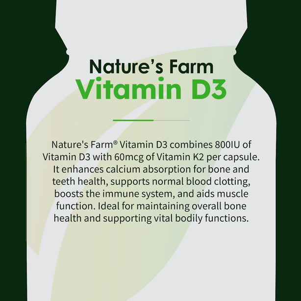 Nature's Farm® Vitamin D3, 60s