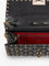 Valentino Garavani Rockstud Spike leather shoulder bag with iconic all-over studs - Nero