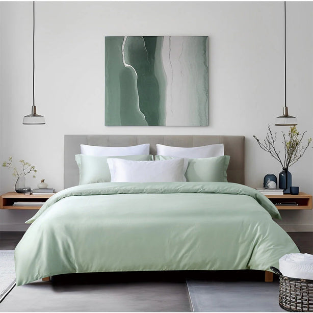 Bellami I Heirloom Basic I TENCEL™ Organic Cotton I 1300TC I Fitted Sheet Set I Bed Set I Pillow Case I Bolster Case I With Quilt Cover