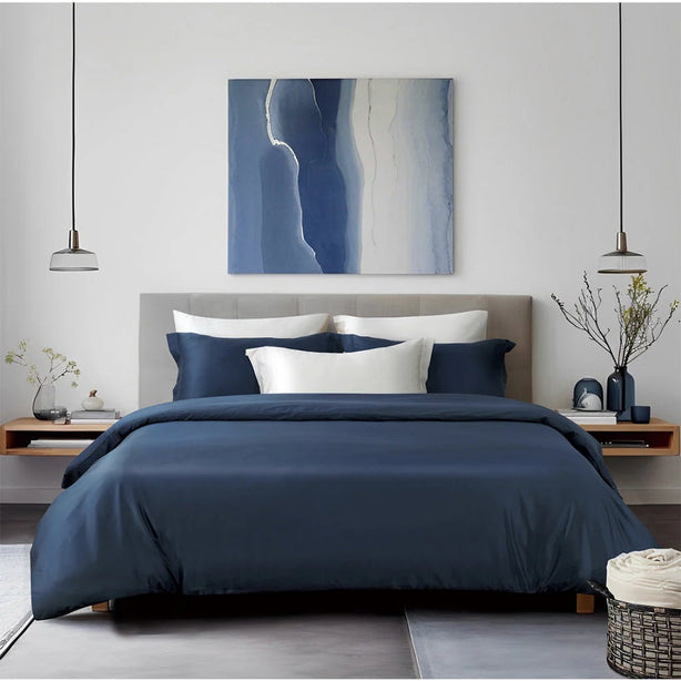 Bellami I Heirloom Basic I TENCEL™ Organic Cotton I 1300TC I Fitted Sheet Set I Bed Set I Pillow Case I Bolster Case I With Quilt Cover