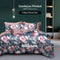 Hillcrest I ComfyLux Printed Microfiber I 988TC I Fitted Sheet Set I Summer Blanket I No Quilt Cover - Spring