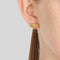 FERRAGAMO Vara Ribbon Earrings Gold Color RB-998984