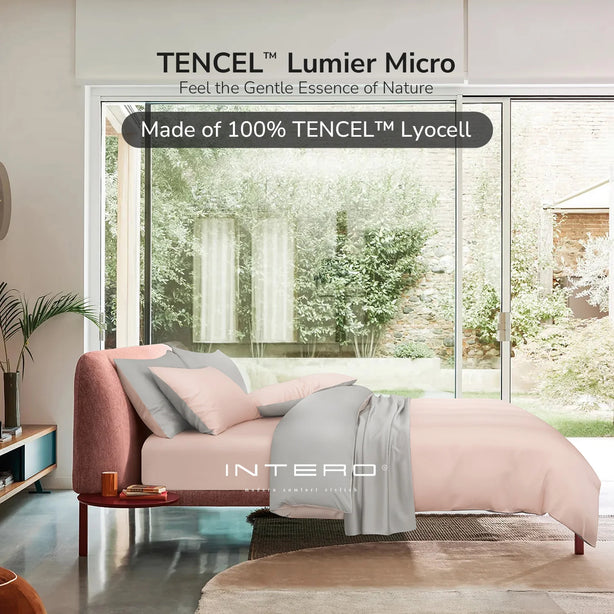 Intero I Lumier Micro I TENCEL™ Solid 1300 Thread Count Eniz 4.0 I Bed Set I Fitted Sheet I Soft & Comfort