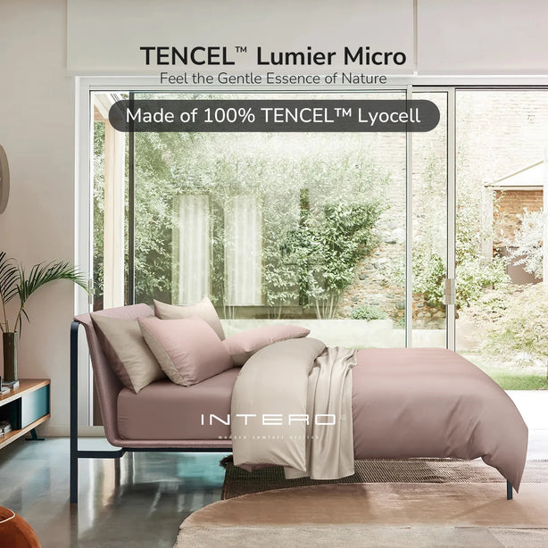 Intero I Lumier Micro I TENCEL™ Solid 1300 Thread Count Eniz 4.0 I Bed Set I Fitted Sheet I Soft & Comfort